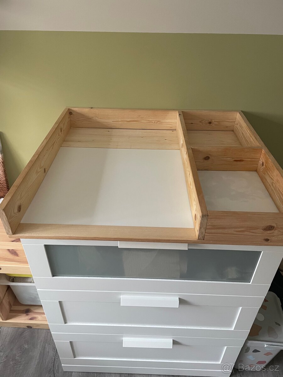 Přebalovací nástavec pult na ikea komodu brimnes - 3