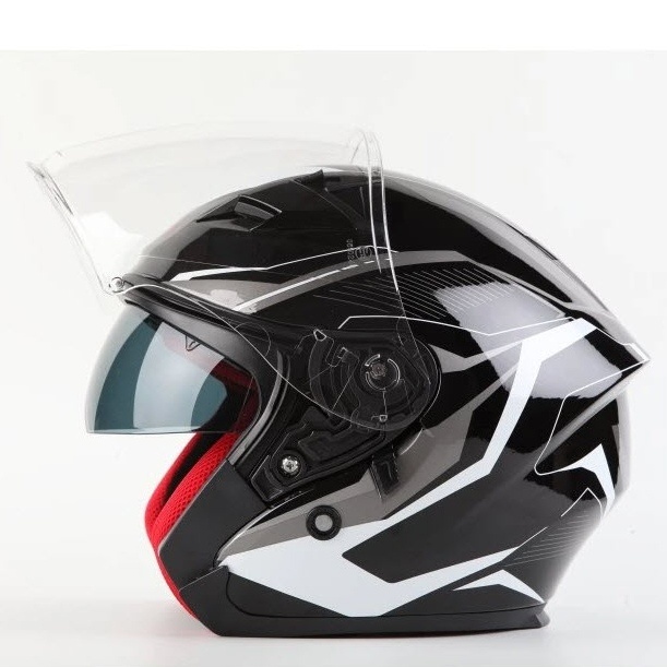 Helma MAXX černo/bílá lesklá - 3