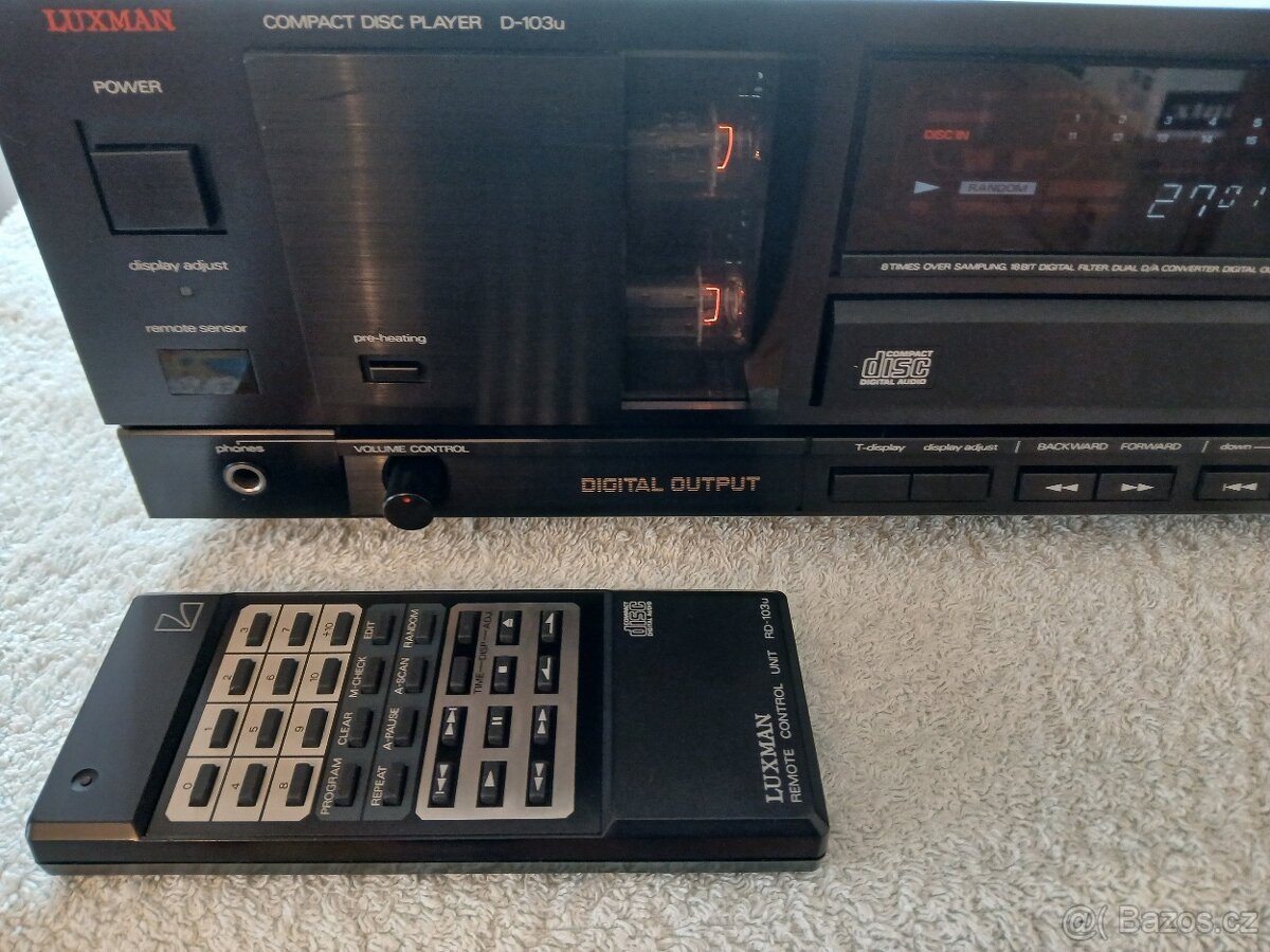 LUXMAN D-103u - HIGH-END VACUUM TUBE CD PLAYER - 3