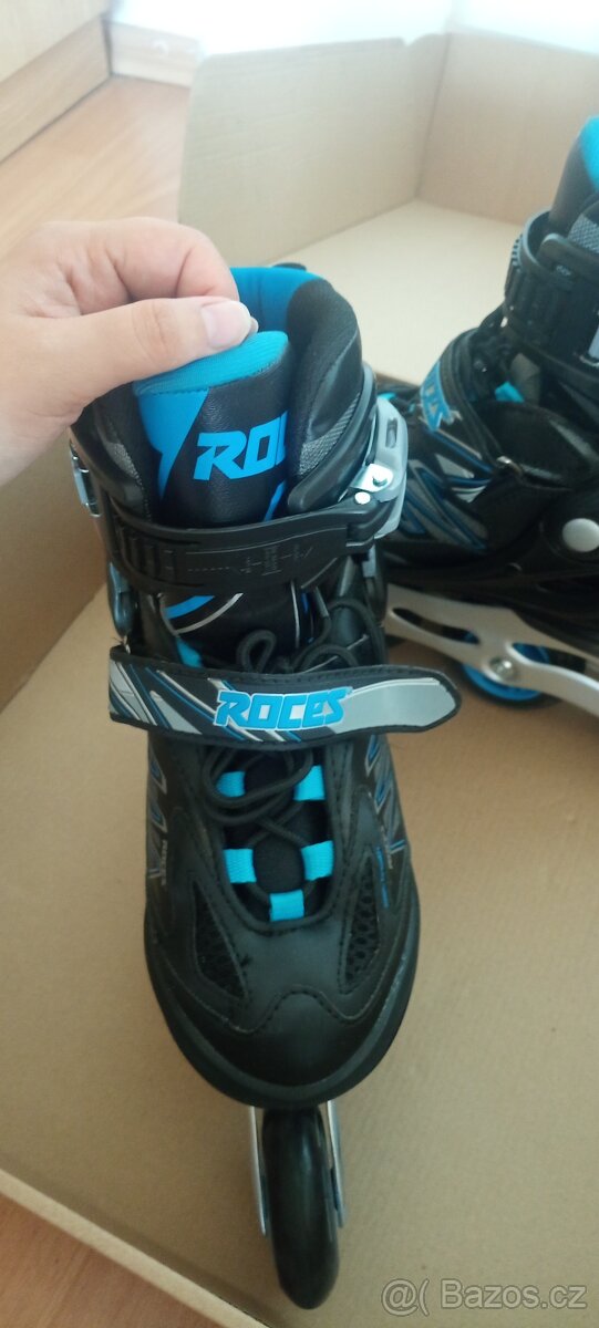 Nastavitelné kolečkové brusle Roces modré - 3