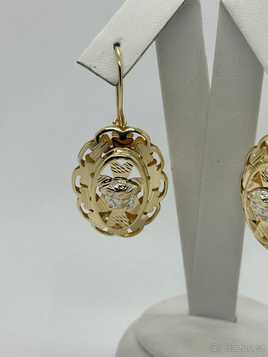 Zlaté náušnice 6,92g - 3