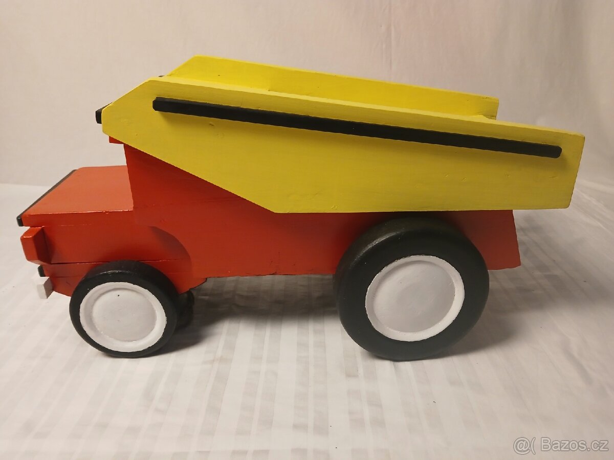 Starožitné dřevěné autíčko - 3