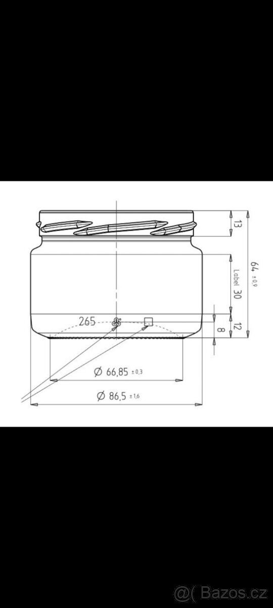 Zavařovací skleničky nízké na paštiky, maso - 3