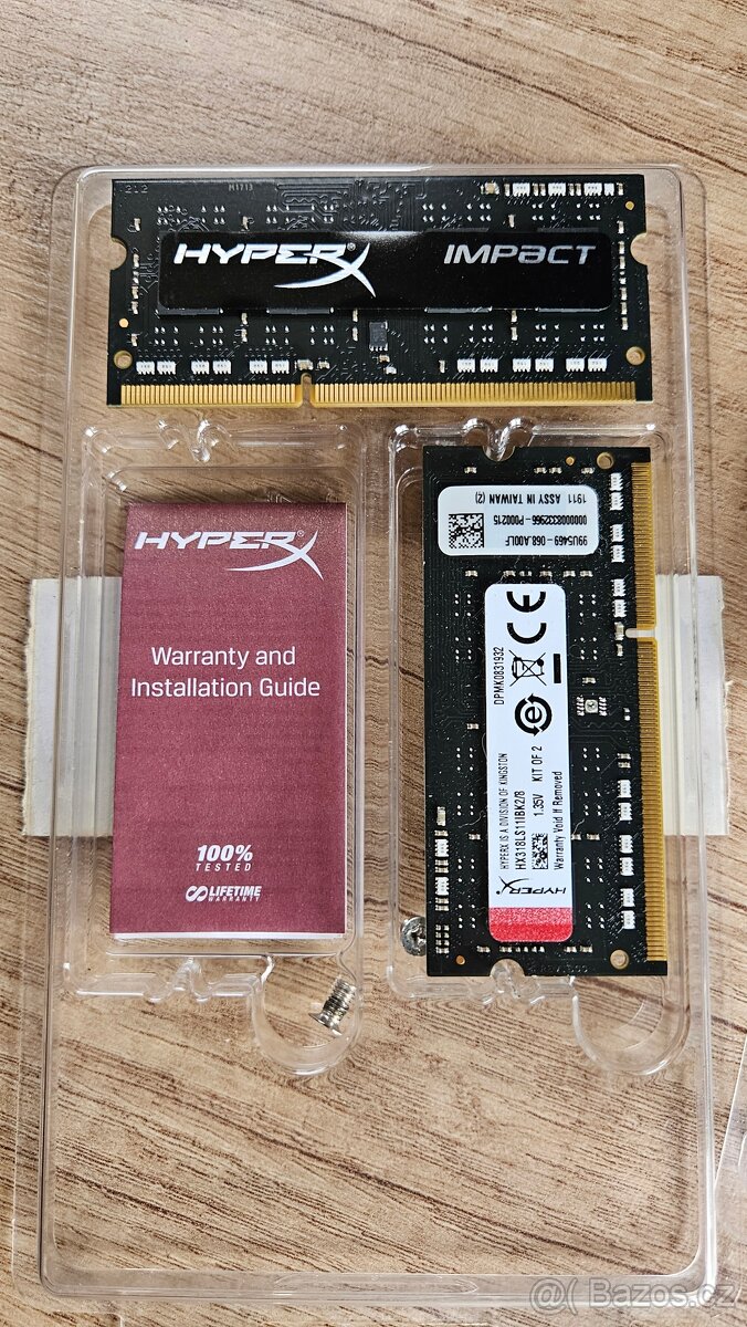 Kingston HyperX Impac kitt 2x4Gb - 3