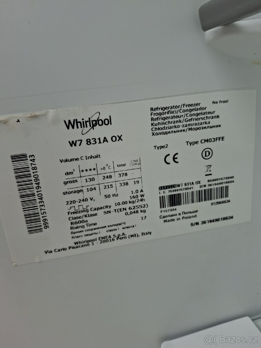 Lednice whirlpool - 3