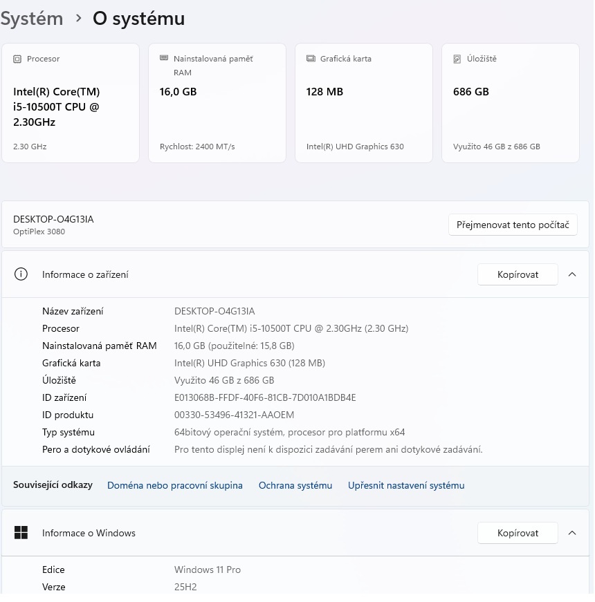 DELL Optiplex 3080 Micro - i5 10500T / 16G RAM / 2x SSD - 3