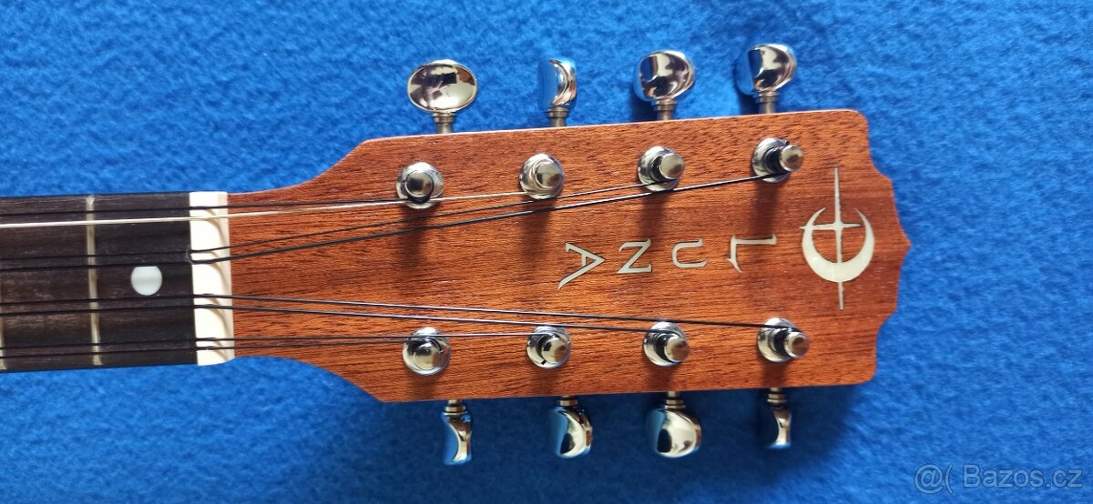 Predam vzacne 8 strunove ukulele LUNA UKE HTT8. - 3