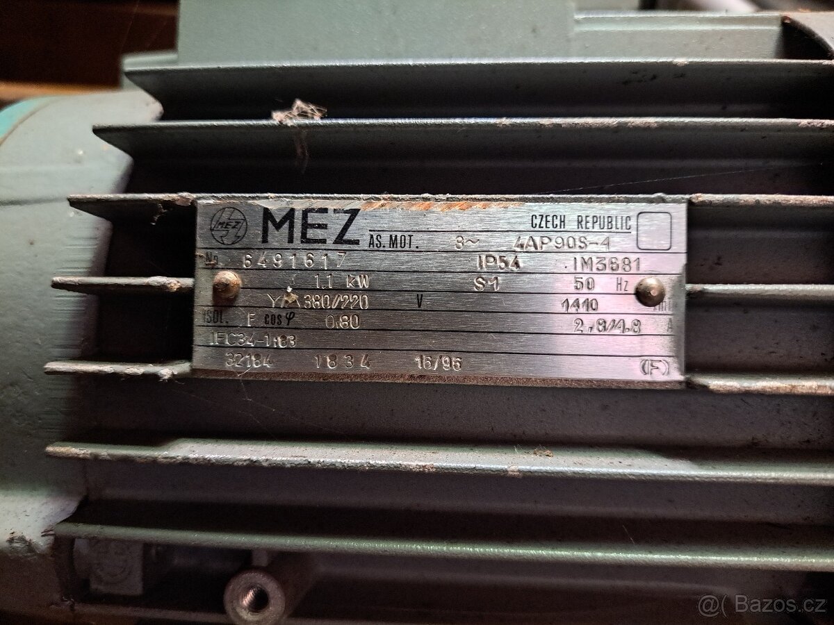 ELEKTROMOTORY 3fáz/400V + převodovka - 3