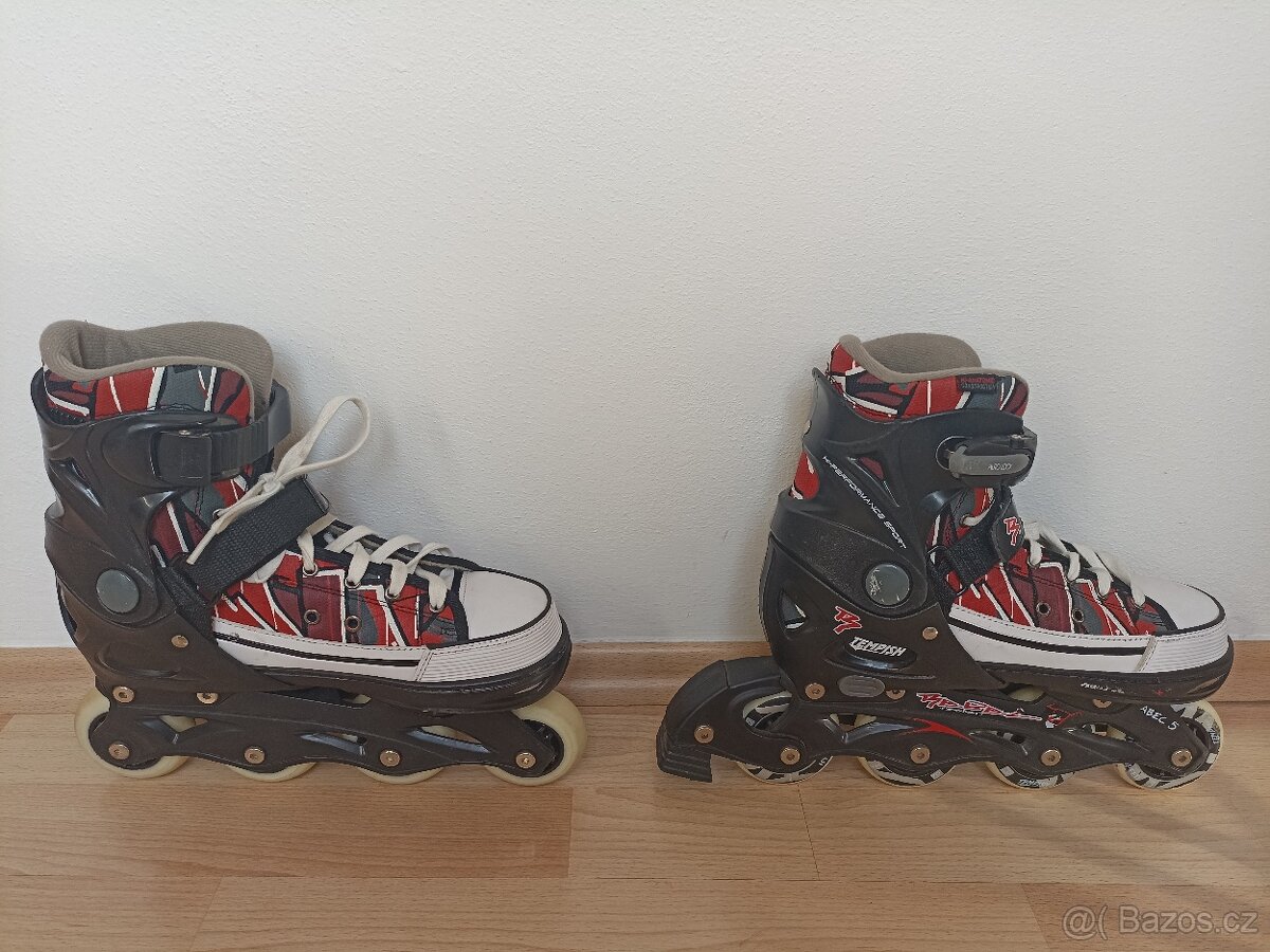 Kolečkové posuvné brusle pro děti vel.37-40 - 3