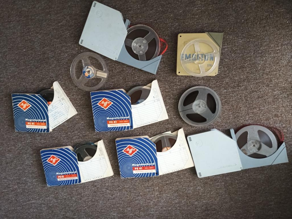 Kotoučový magnetofon B42 + pásky - 3