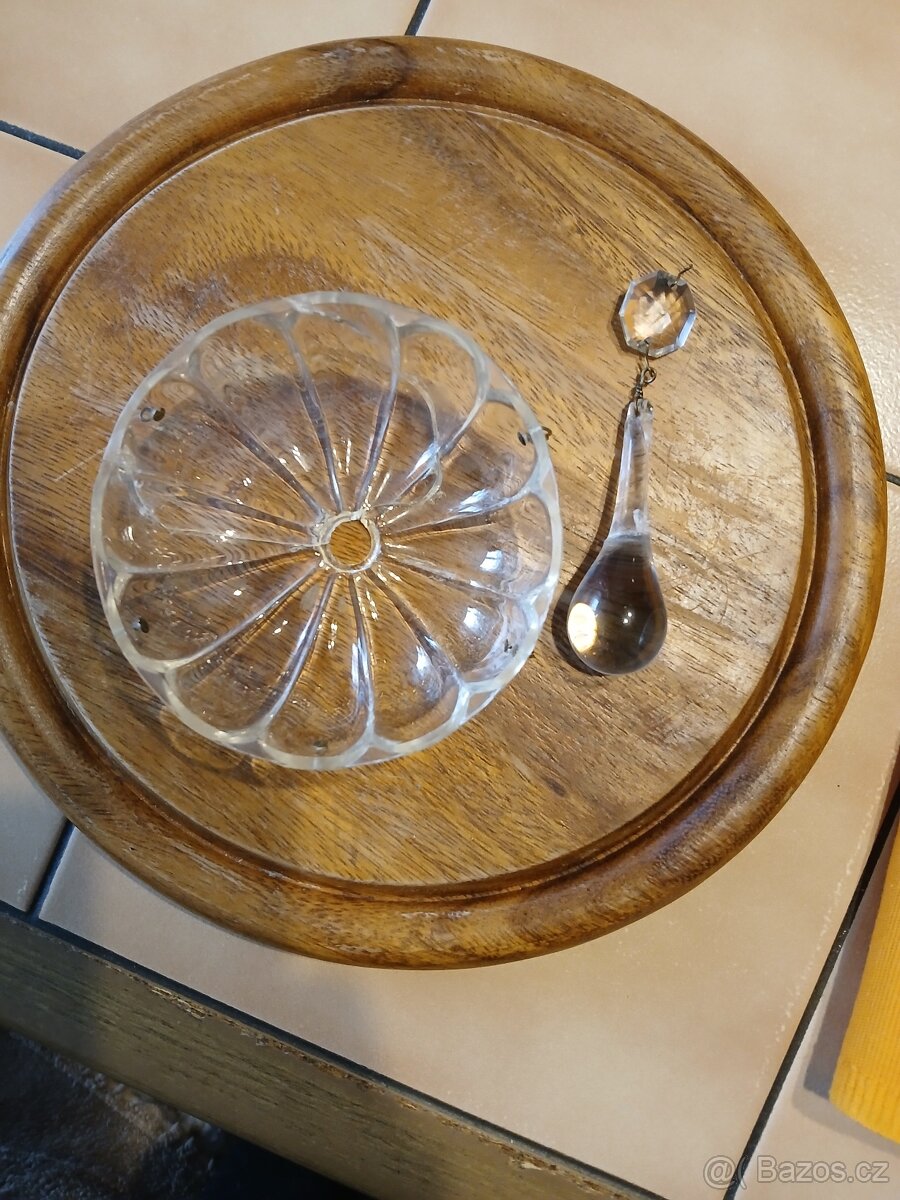 Starožitný závěsný lustr - 3