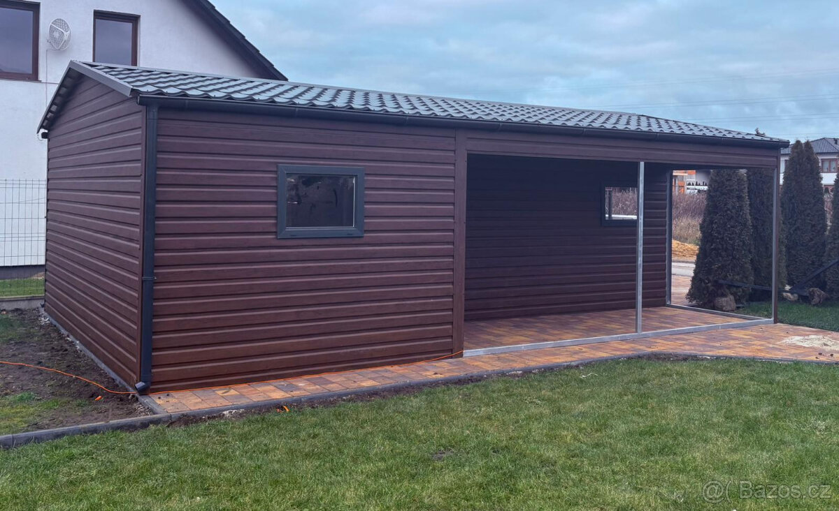 Garáž plechová 5,5x9 - 3