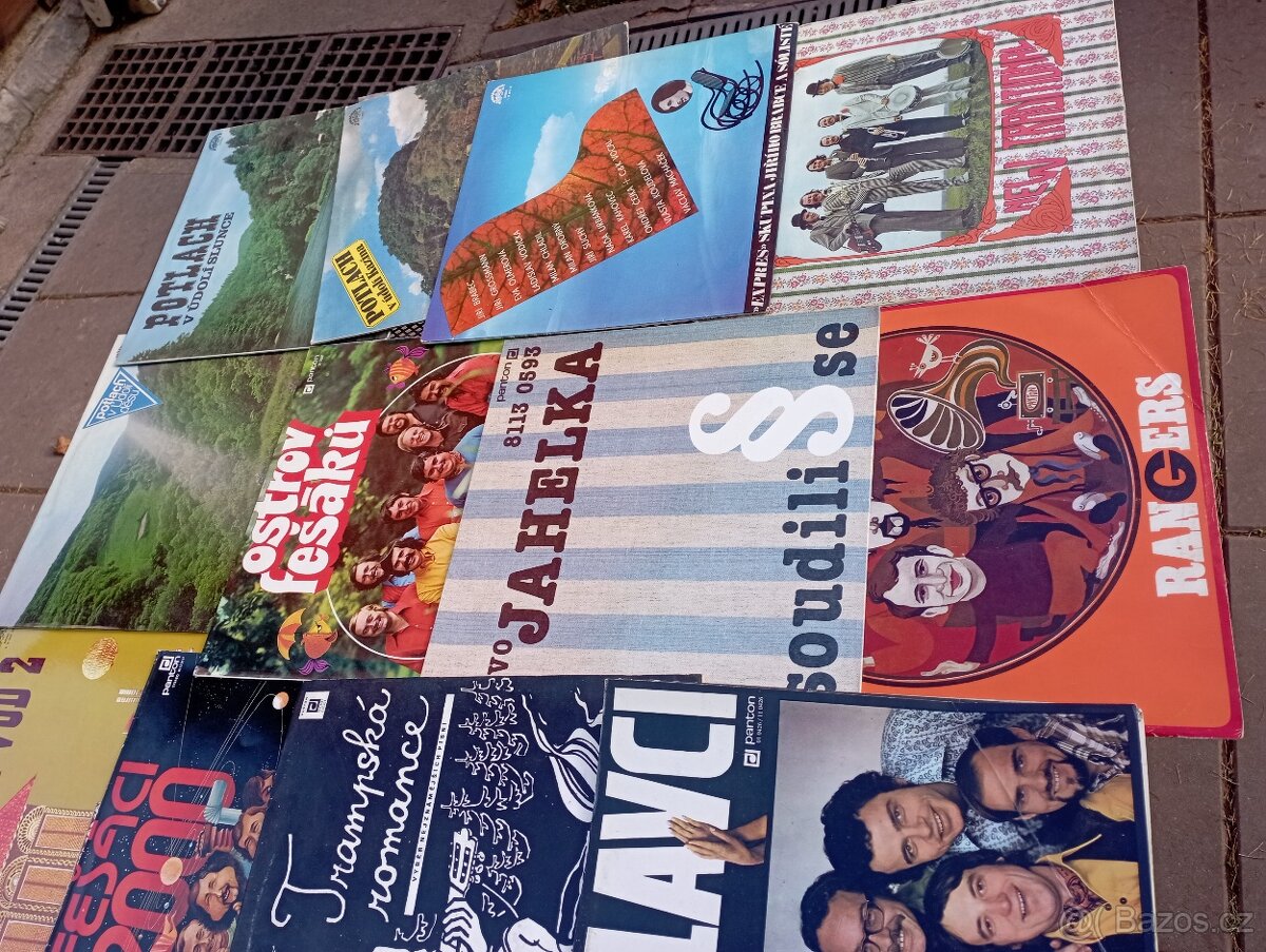 Folk, trampské LP 88 ks - 3