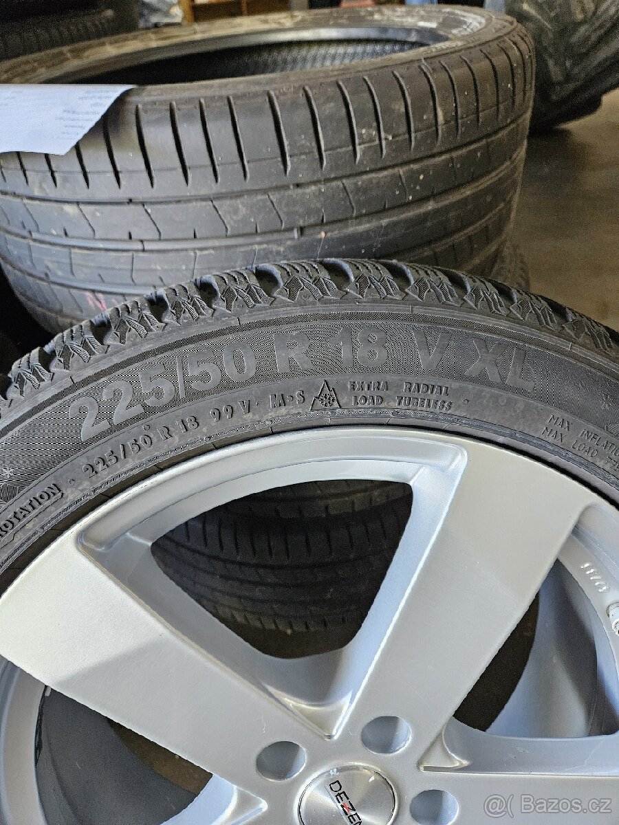 Alu kola 5x112 R18 + zimní pneu - 3