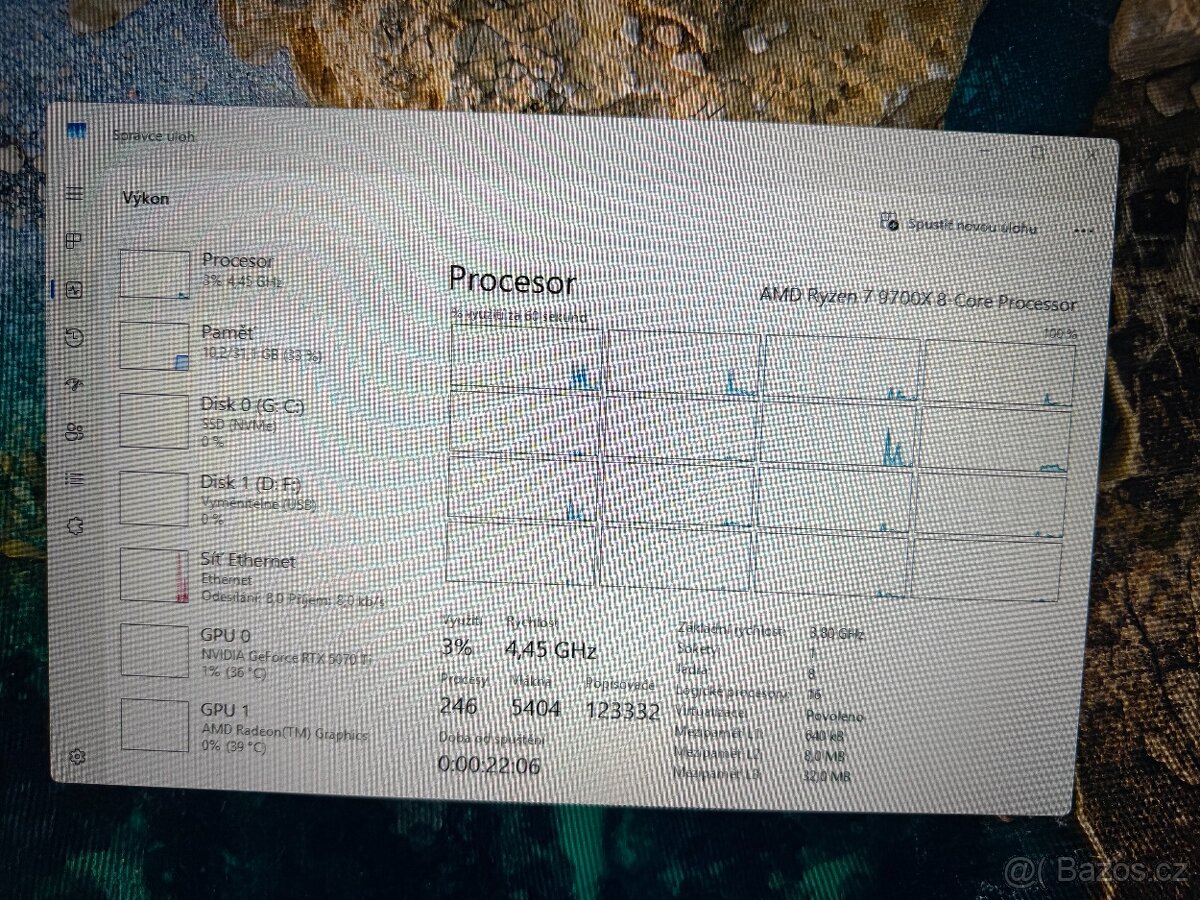 Herní PC | Ryzen 7 9700x, RTX 5070 Ti, 32GB DDR5, 1TB SSD - 3