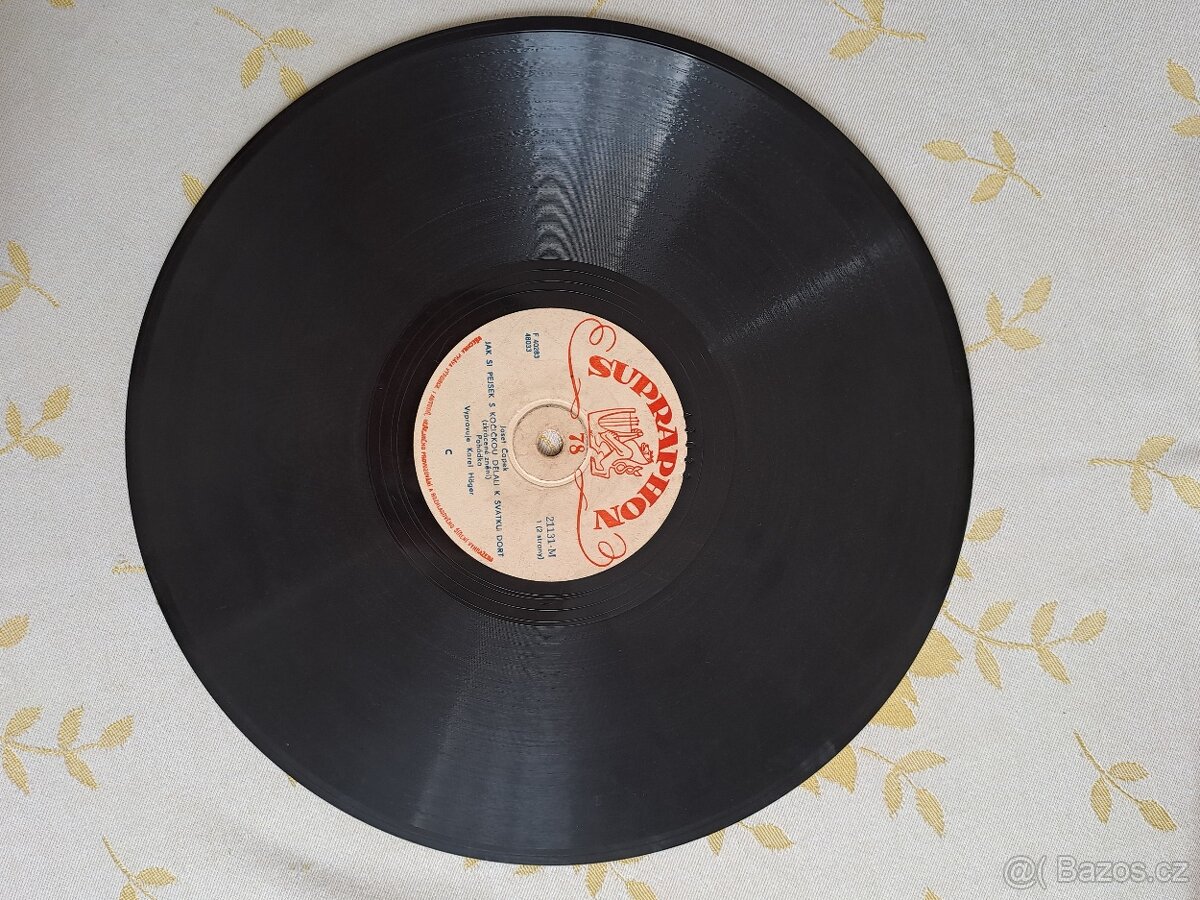 stará deska Jak si pejsek s kočičkou dělali dort - 3