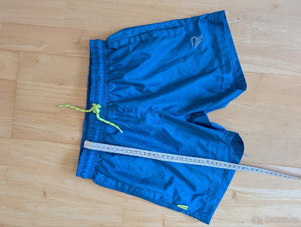 3 ks chlapecké plavky vel.146-152 modré, 6-9 let černé - 3