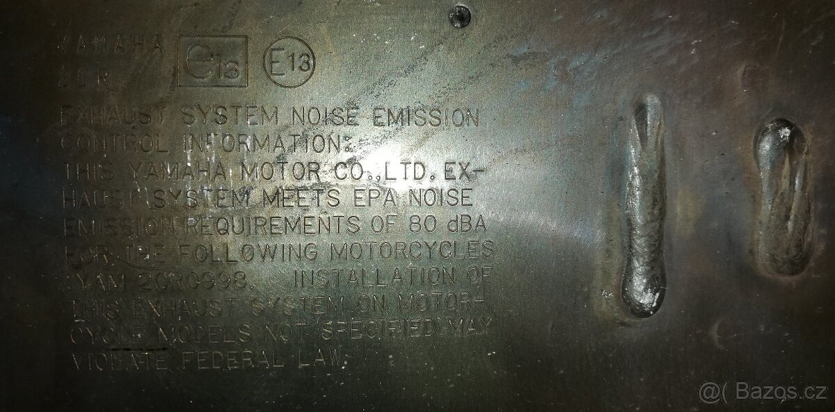 Katalizátor YAMAHA - 3