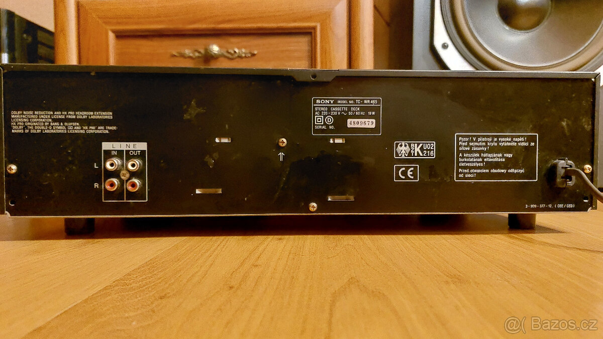 Double Deck Sony TC-WR465 - 3