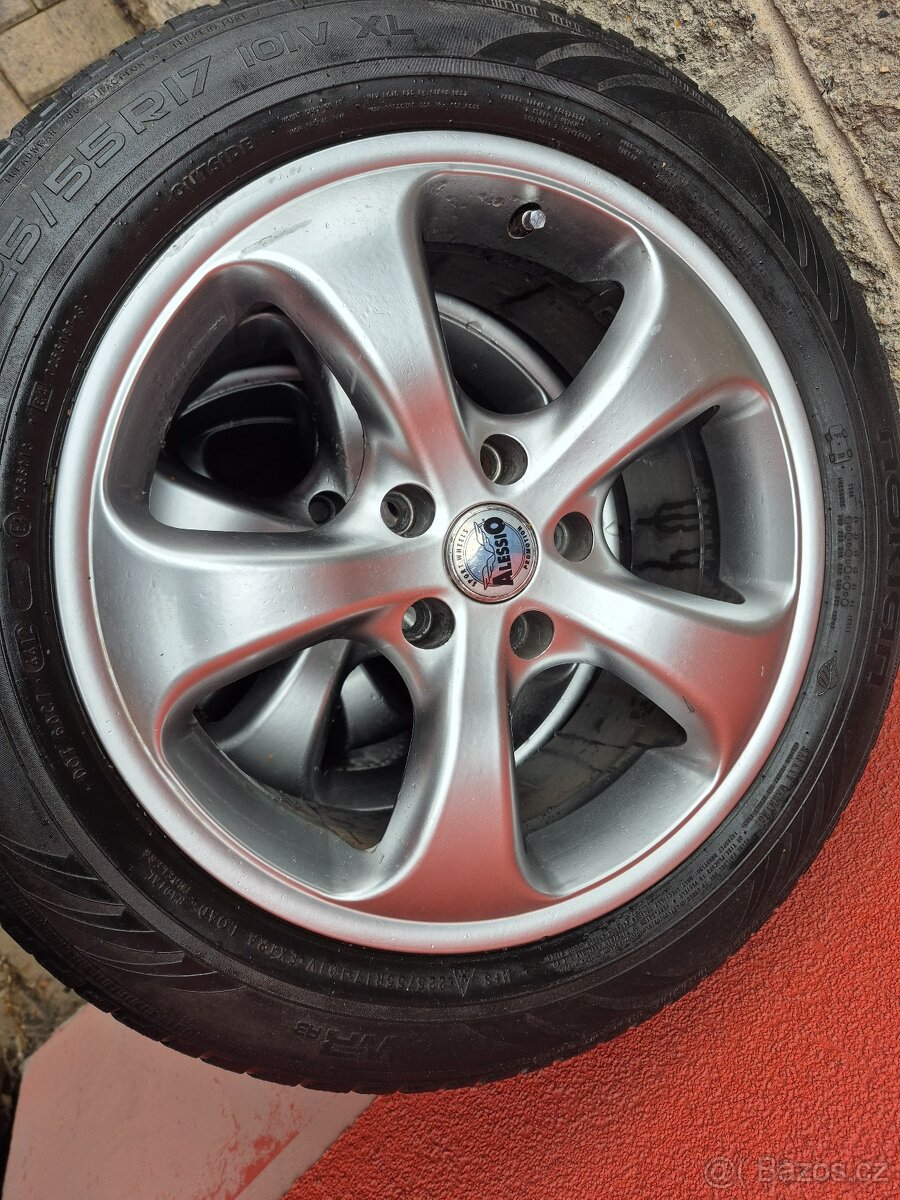 5x114, 3 17" ALESSIO, NOKIAN 225/55/17 - 3