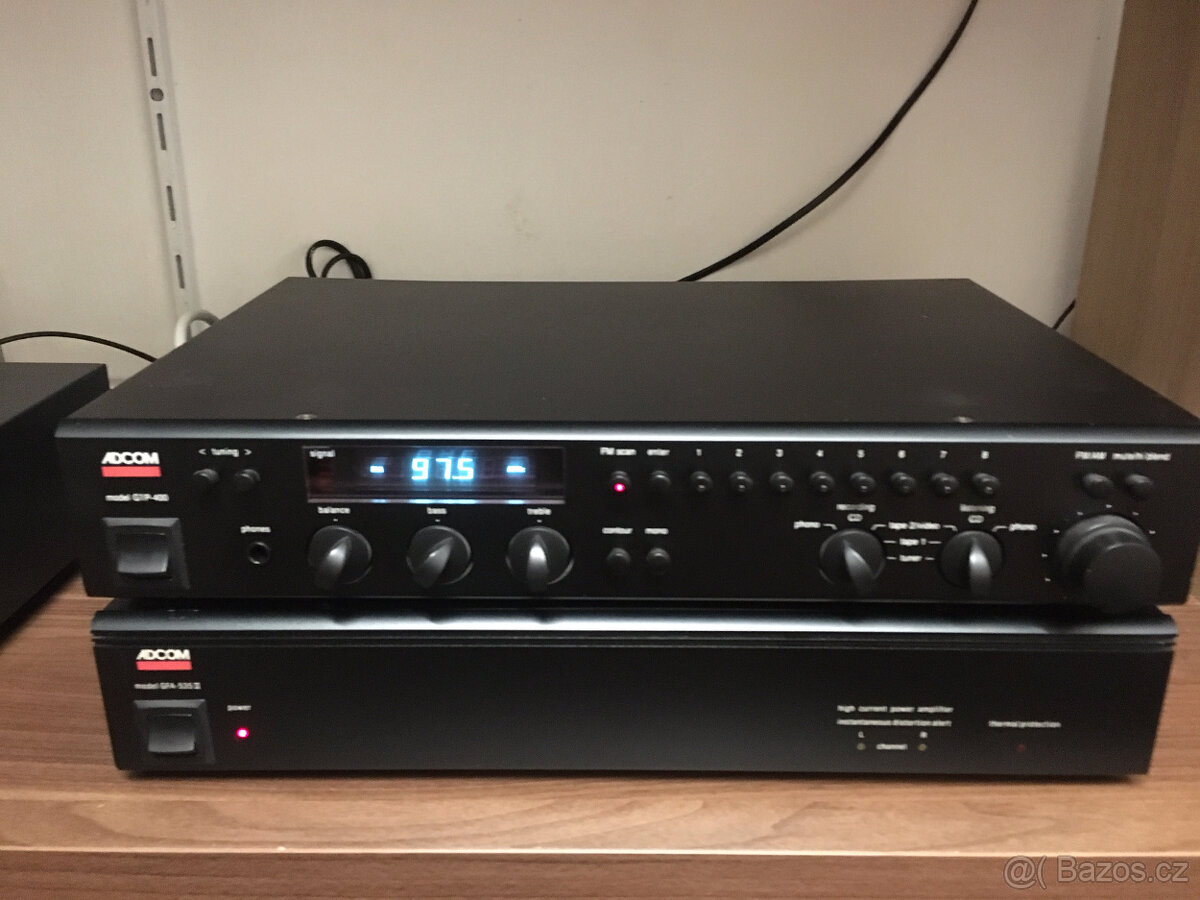 Předzesilovač Adcom GTP 400 a koncák Adcom GFA 535 II - 3