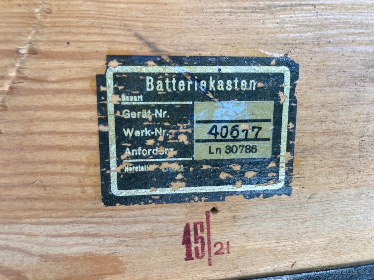 Vojenská bedna/truhla - 3