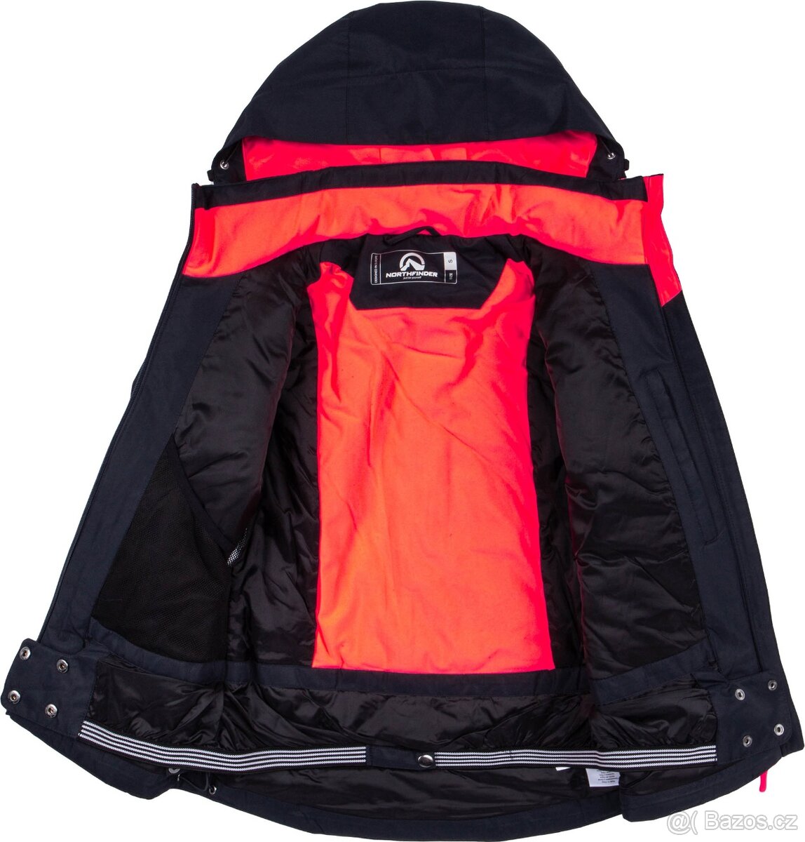 Zimní lyžařská bunda, kalhoty a rukavice vel. L Northfinder - 3