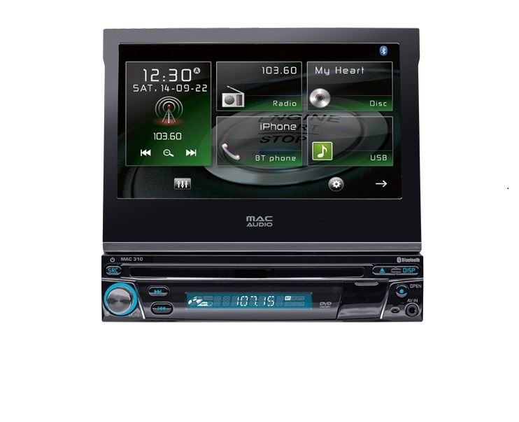 Autorádio Mac s vyjížděcí LCD obrazovkou - 3