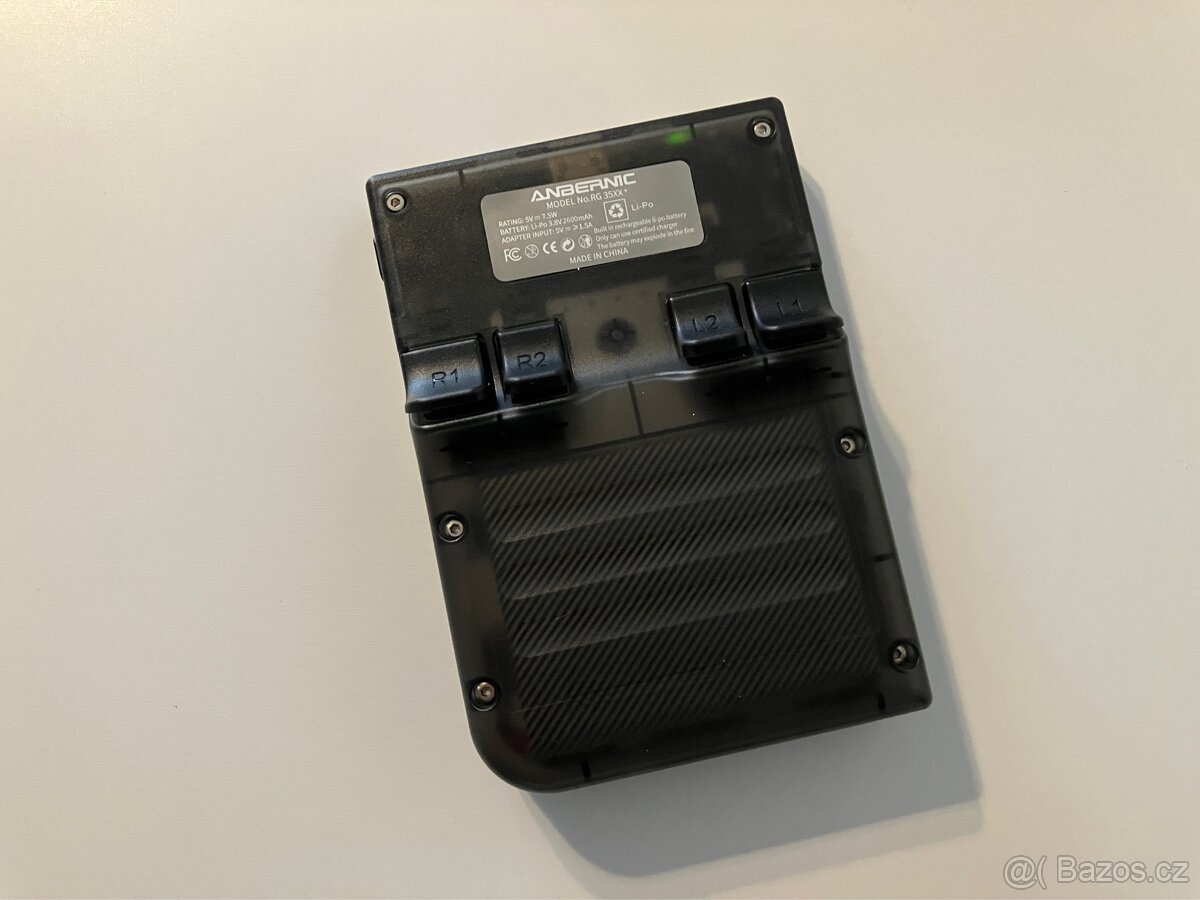 Retro konzole Anbernic RG 35XX v2, černá, top stav - 3