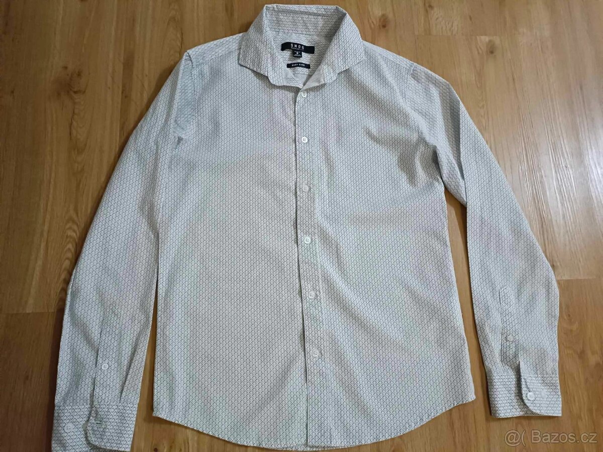 Modrý oblek + 2 košile zdarma - 3