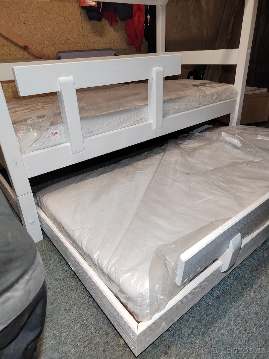 Dětská domečková dvou postel 160x80cm - 3