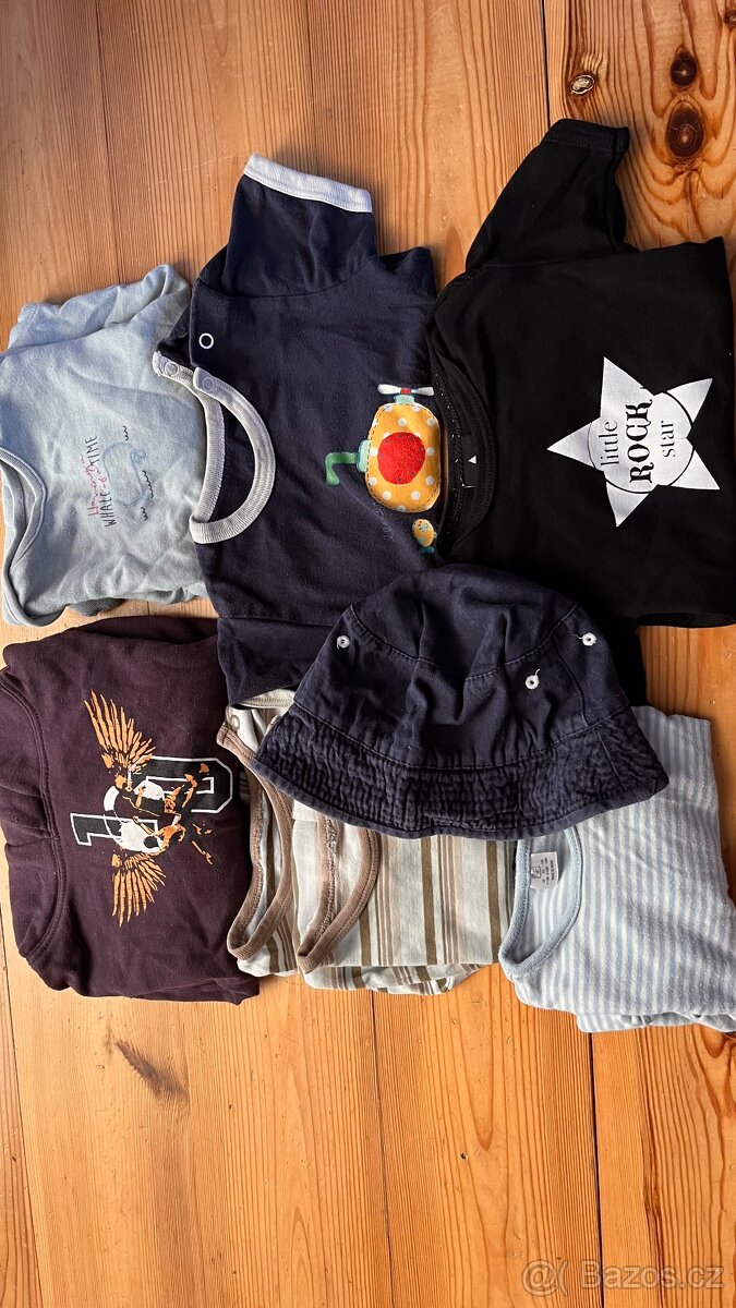 Oblečení modré barvy 80-86 - 3