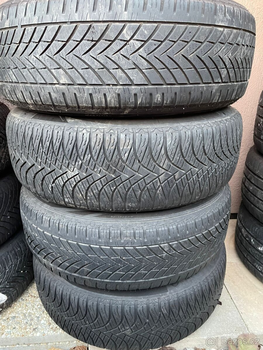 Alu disky 5x98 7Jx17 ET48 se zimními pneu - 3