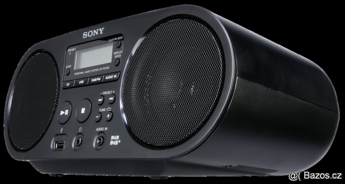 Sony CD Boombox ZS-PS55B DAB+ DAB, FM stereo radio, USB - 3