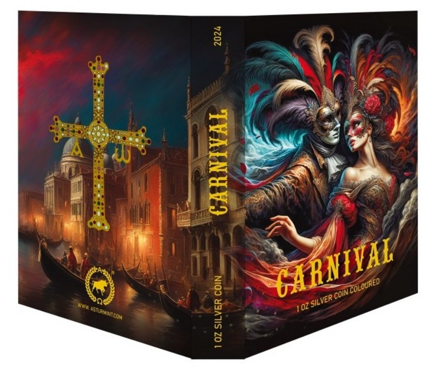 1oz Carnival Canada 2024 Black Ruthenium + hologram - 3