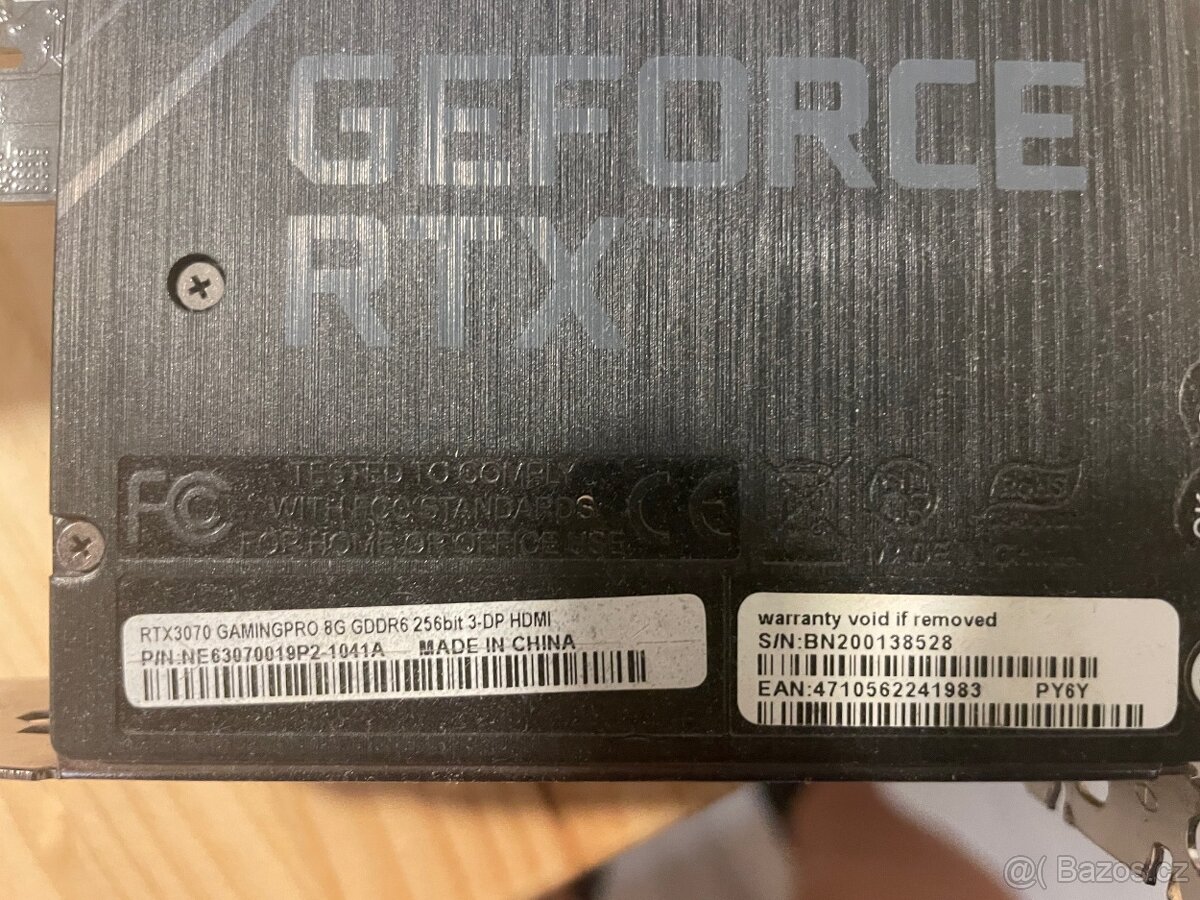 PALIT Nvidia Geforce RTX 3070 8GB - 3