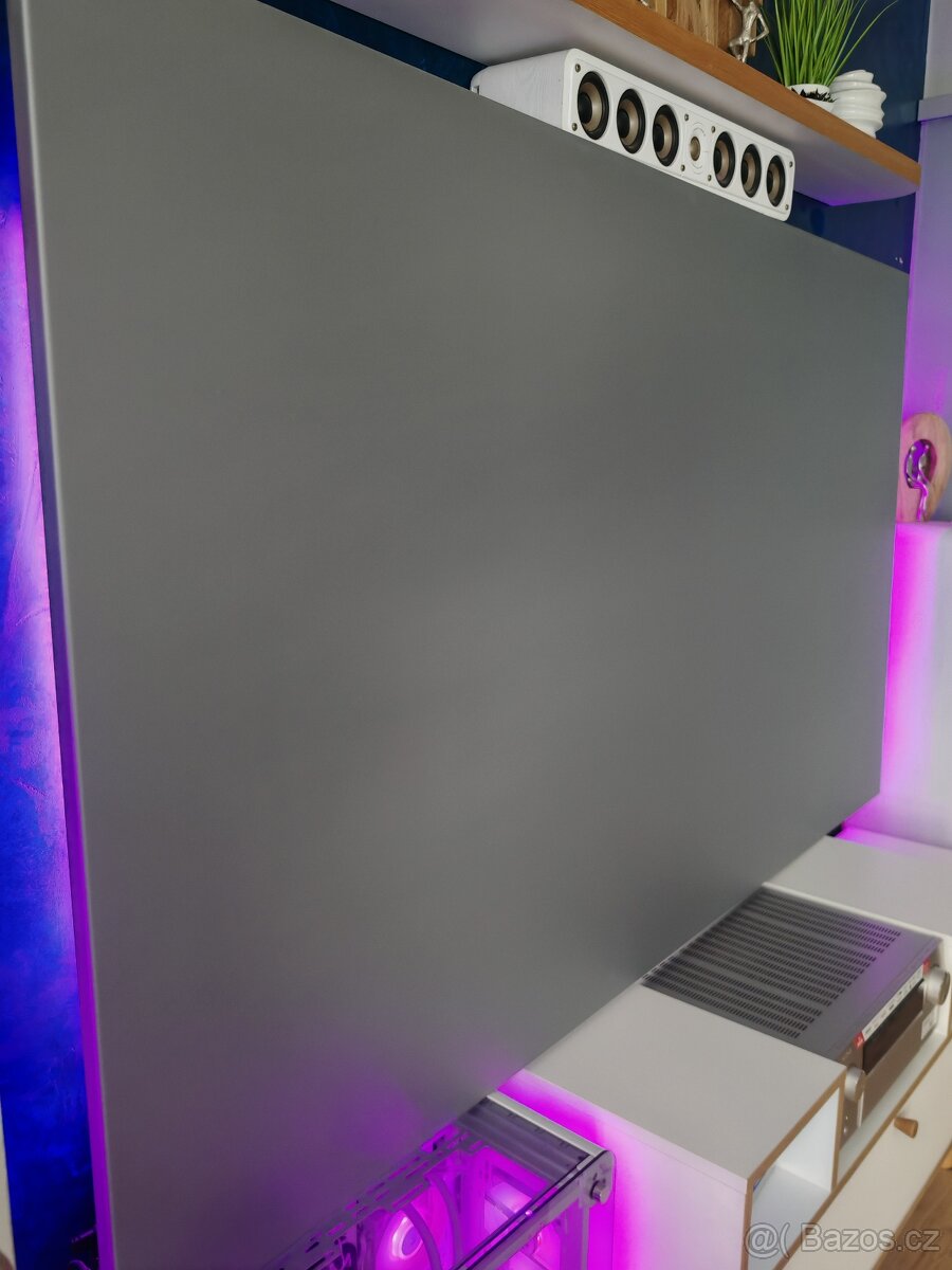 Zarámované projekční plátno na rozměr 87" - 3