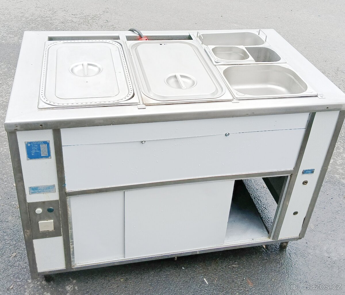 Vodní lázeň na GN nádoby elektrická s vestavbou - 3