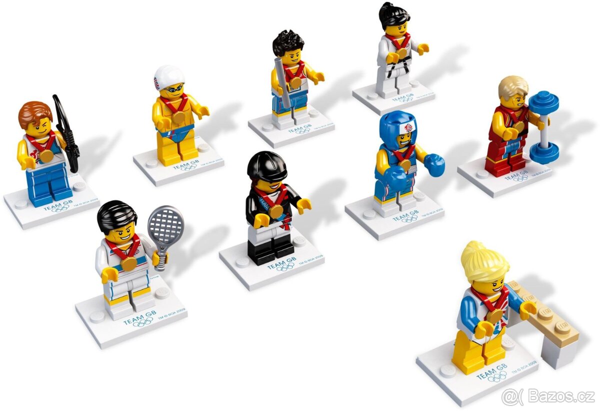 LEGO 8909 minifigurky Team GB - kompletní série - 3
