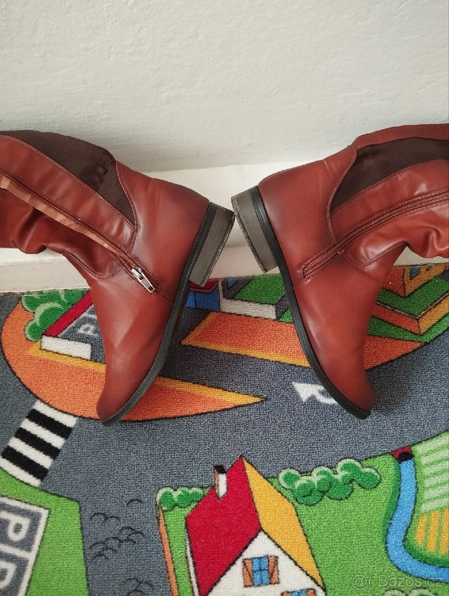 Kožené kozačky - 3