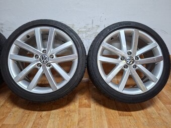 Alu kola R18 5x112 VW + letní pneu 225/40/18 Bridgestone - 3