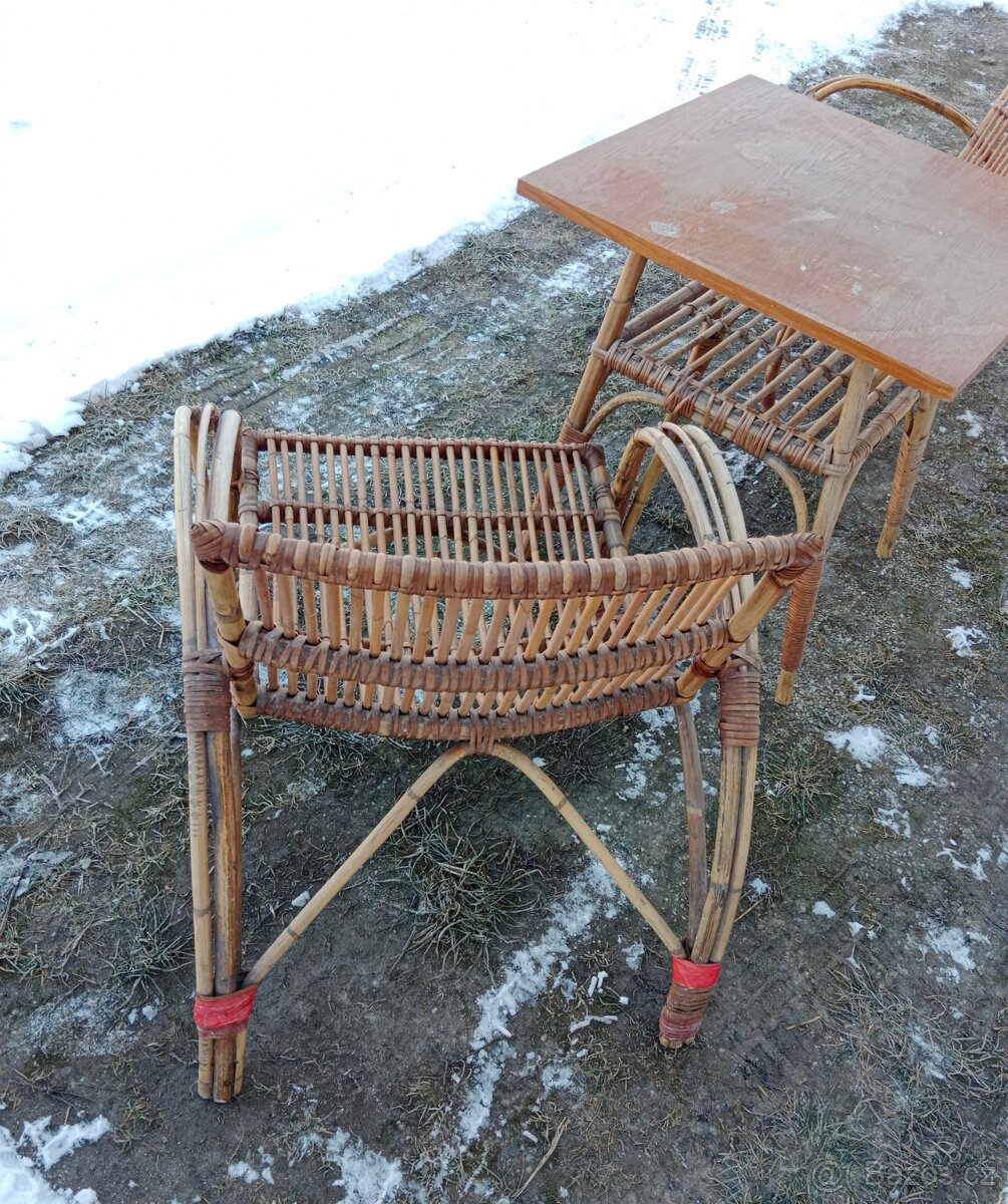 Alan Fuchs set ratanový - 3