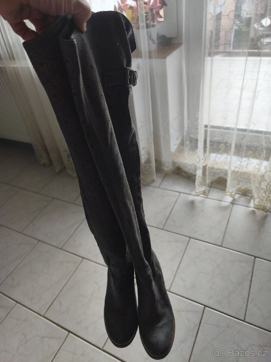 Jarní kozačky vel.38 - 3