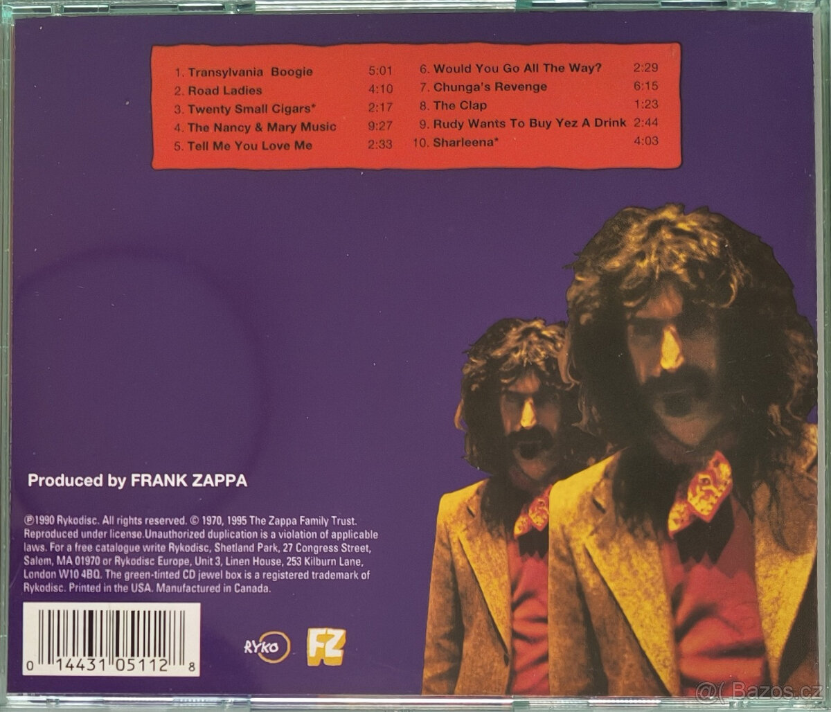 CD Frank Zappa: Chunga's Revenge - 3