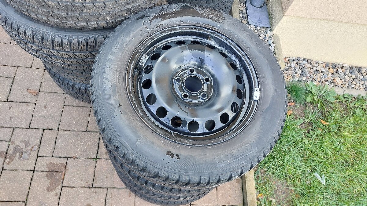 Kola zimní 15", Š FABIA IV, VW, 5x100mm, pneu 185/65/15 - 3