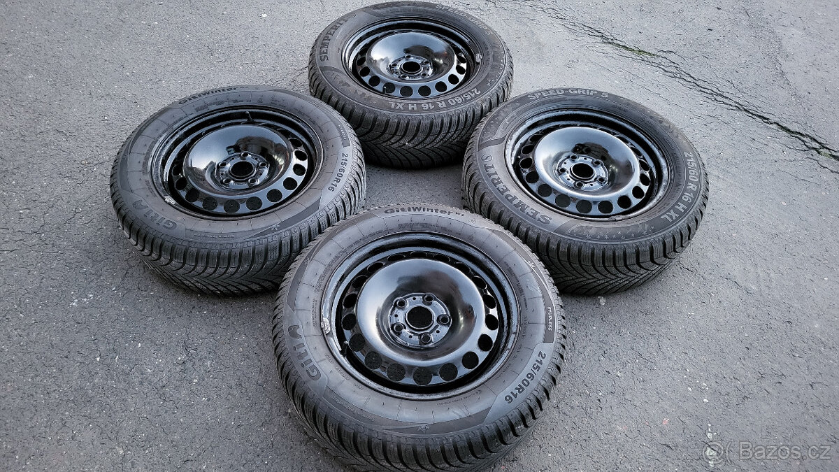 Zánovní zimní kola 16" 5x112 Passat B8, Superb 3 - 3