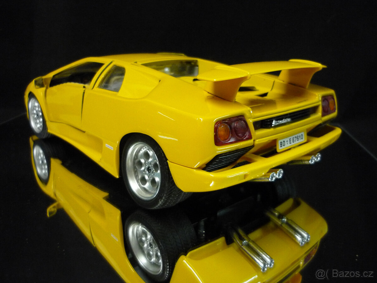 Lamborghini Diablo žluté Bburago 1/18 - 3