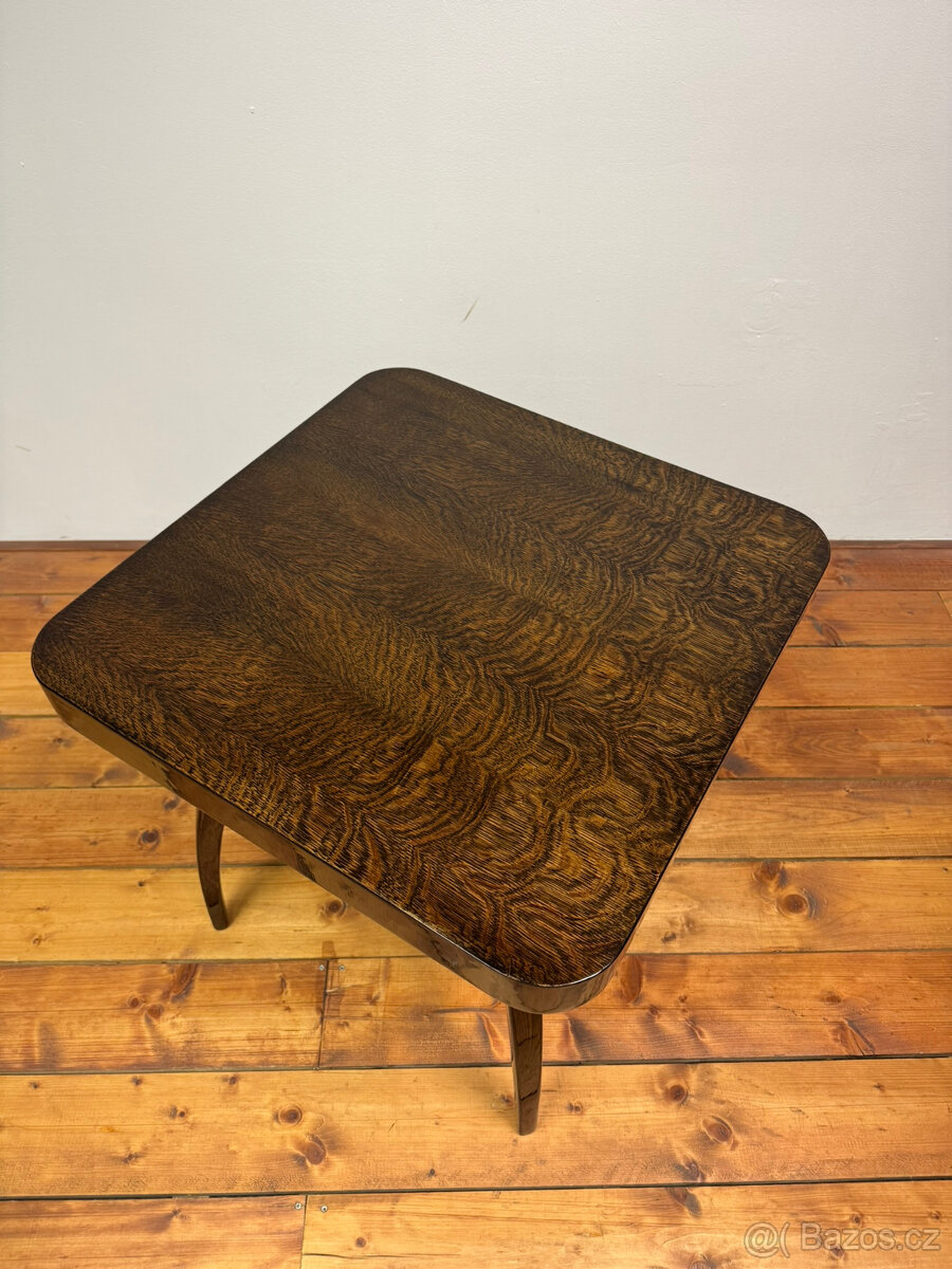 Konferenční stolek Halabala po renovaci - šelak - 3