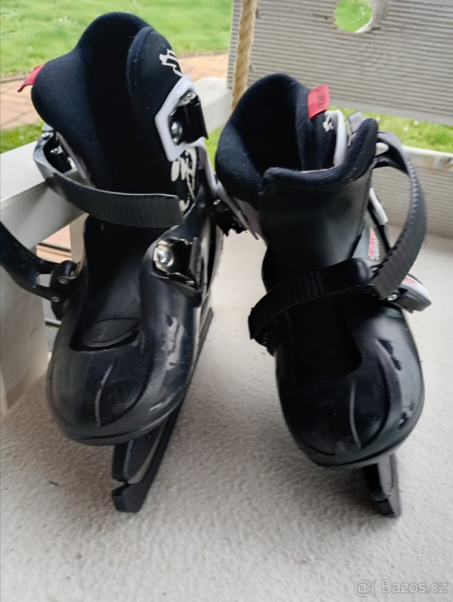 Brusle lední 33-36 stavitelné, chlapecké - 3