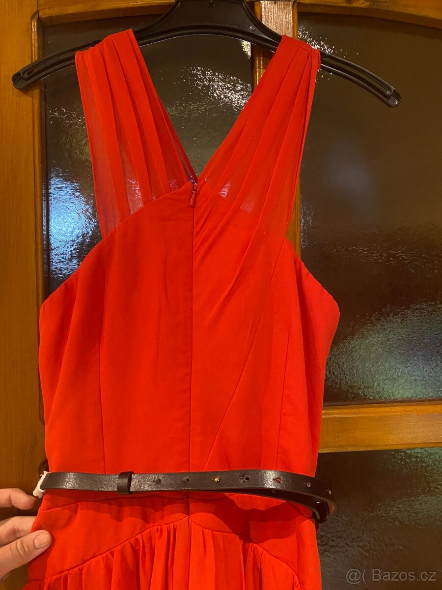 Večerní červené dlouhé šaty Little Mistress - 3